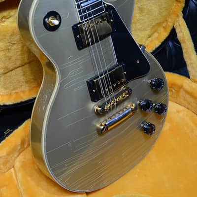 Gibson Custom Shop Les Paul Custom Special Order M2M Murphy Lab Lightly Aged Antique Silver 2024' image 15
