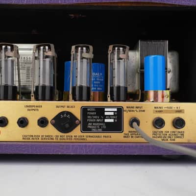Marshall JMP Mk 2 Master Model 100w Lead 2203 Purple Levant Amplifier #59029 image 14