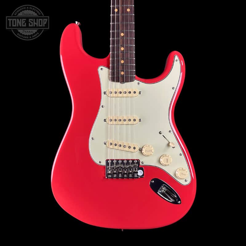 Fender Limited Edition American Vintage II 1961 Stratocaster RW Fiesta Red w/case image 1