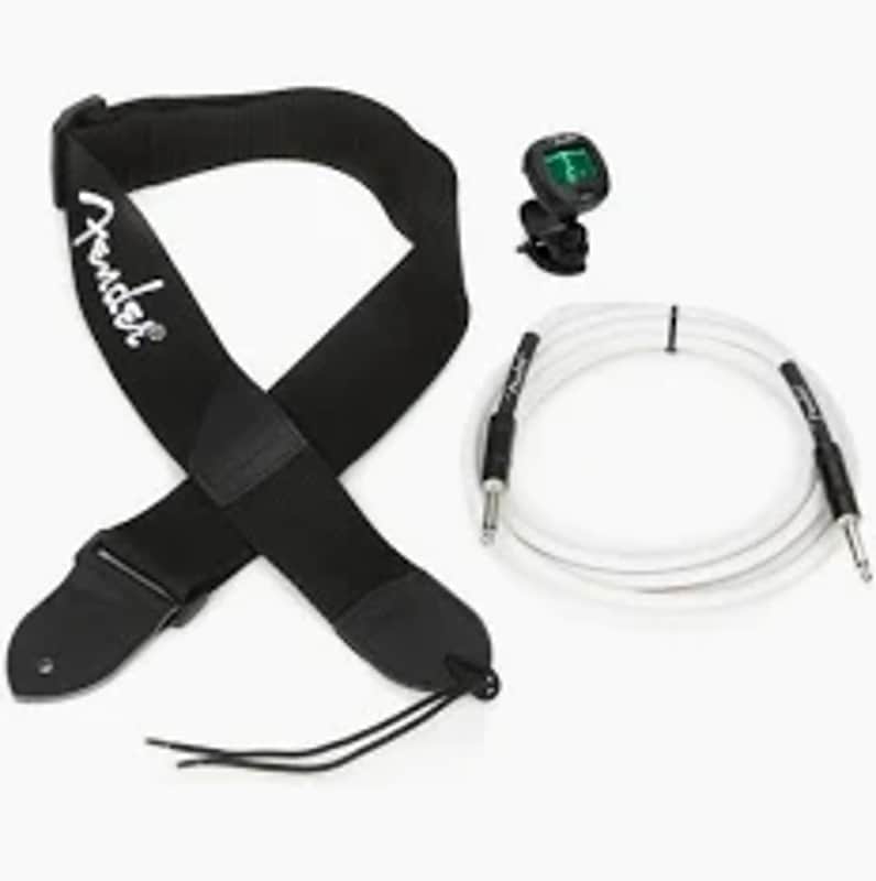 Fender Accessories Bundle Pack - Cable, Tuner, Strap image 1