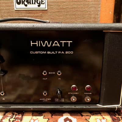 Vintage 1969 Hiwatt PA 200 DR203 Custom Built 6L6 Valve Amplifier Head image 3