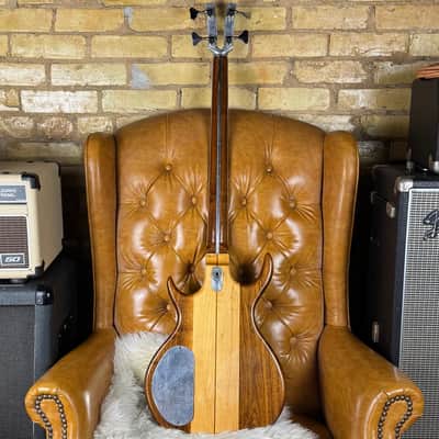 1979 Kramer DMZ6000B Vintage Natural Aluminum Neck Made In USA Dimarzio PJ Bass Guitar W/ Gigbag! image 2