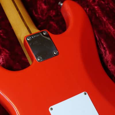 Fender AVRI 57 1982 Fullerton Strat - Fiesta Red image 4