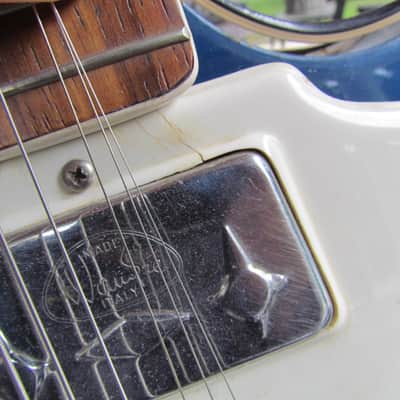 Wandre Davoli Tri Lam 1960's Era Made In Italy Wandre Tr-Lam Cool Wacky Artistic Blue Italian Guitar image 10