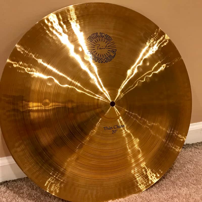 Paiste 20" Sound Formula Thin China Cymbal 1990-1992 image 1