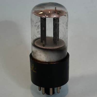 1951 Sylvania 6SN7GT Vintage 1950s Motorola Black Plate Chrome Base Tube! T542 image 2