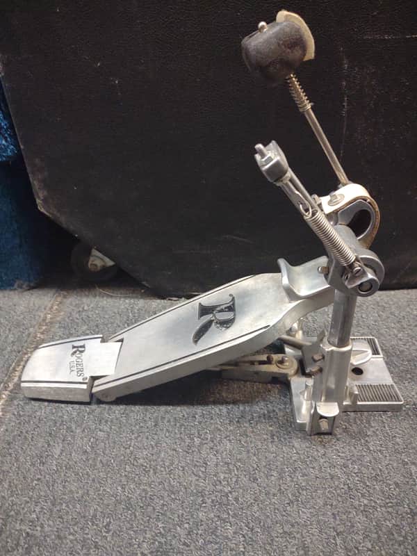 Rogers Big R foot pedal 70's - Silver image 1