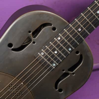 2014 National NRP Steel 12-Fret Resonator Guitar (VIDEO! Fresh Work, Ready) image 5