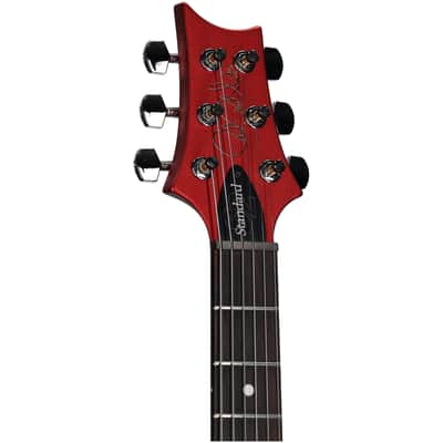 PRS Paul Reed Smith S2 Standard 24 Satin Pattern Thin Electric Guitar (with Gig Bag), Satin Red Apple Metallic image 7