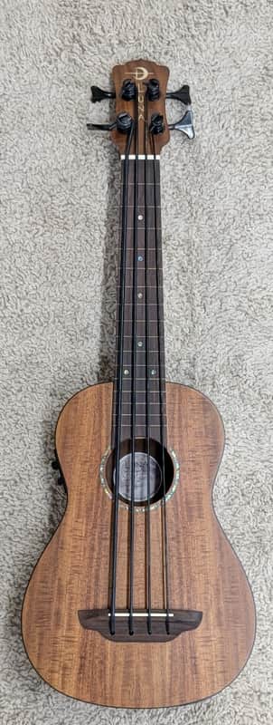 Luna UKE BARI BASS KOA Acoustic Electric 4-String Bari-Bass Ukulele with Gig Bag image 1