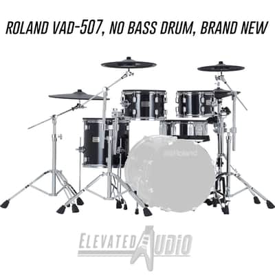 Roland VAD507 V-Drum Kit, NO BASS DRUM, Brand New, Full Manufacturer's Warranty.