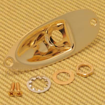 099-1940-200 Genuine Fender Strat/Stratocaster® Guitar Jack Plate Ferrule Gold