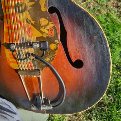 Kay N2 Archtop 17-1/4" 1940's - De coupage Beatles image 7