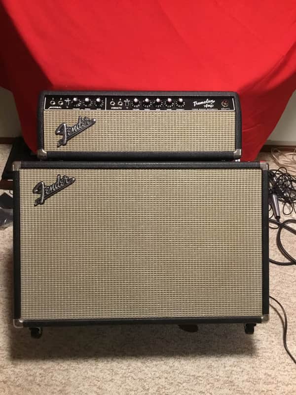 Fender Tremolux Piggyback 1966 Blackface imagen 1
