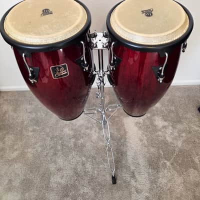Latin Percussion LPA646-DW Aspire Series 10/11" Conga Set with Stand image 8