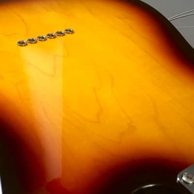 Lefty Fender Standard Telecaster 3 Tone Sunburst Tele Body Natural Relic Custom Build Project image 18