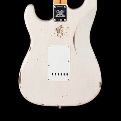 Mint Fender Custom Shop Limited Edition Fat 1954 Stratocaster Relic with Closet Classic Hardware - Aged White Blonde #0102 image 2