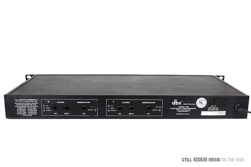 dbx 166 Compressor Rare Early Made in USA Version Dual Overeasy
