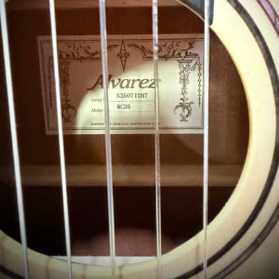 Alvarez Regent RC26 Classical Guitar w/ Deluxe Gig Bag (RC26) image 10