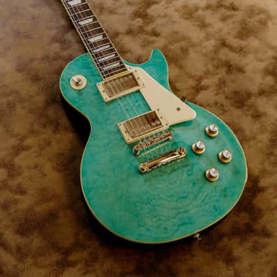 Epiphone Les Paul Standard '60s Quilt Top 2021 - 2025 - Transparent Blue image 2