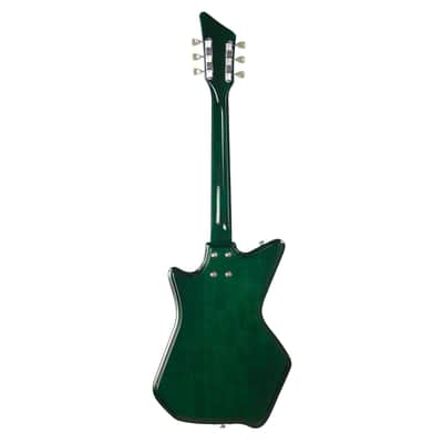 Airline Guitars Jetsons 2P FM Green Burst Flame image 9
