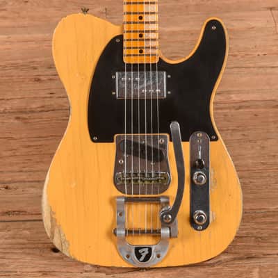 Fender Custom Shop LTD CuNiFe Blackguard Telecaster Heavy Relic Butterscotch Blonde image 1