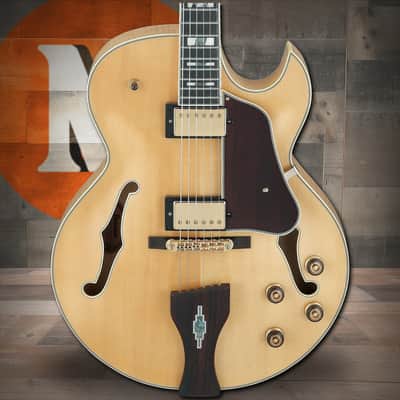 Ibanez George Benson Signature 6 String Electric Guitar w/Case - Natural (LGB30NT) image 1