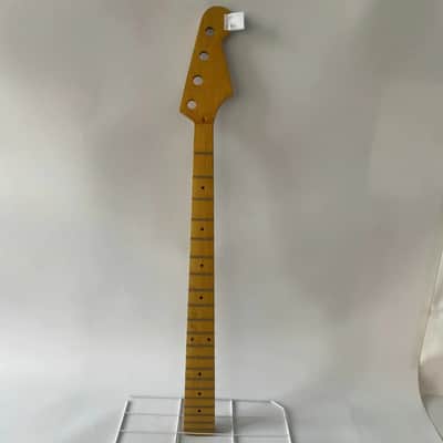 21 Frets Maple Wood 4 String Bass Neck image 1