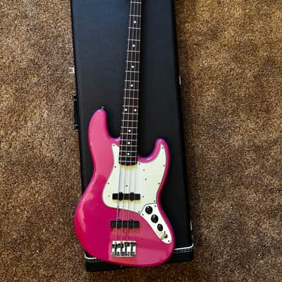 Fender Custom Shop Time Machine Journeyman 1965 Jazz Bass, Faded Dakota Red Rosewood image 4