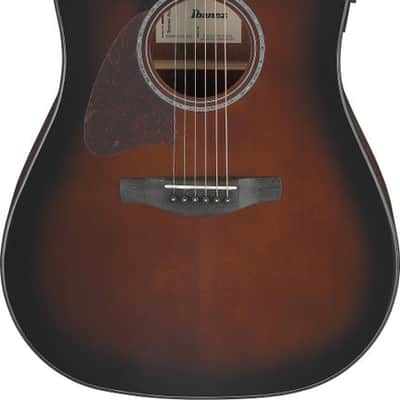 Ibanez AAD51CE Left-handed Acoustic-electric Guitar - Dark Violin Sunburst image 2