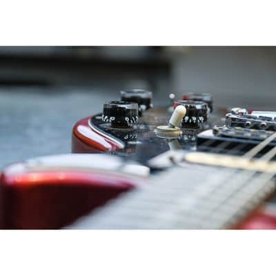1981 Gibson Sonex-180 Custom candy apple red image 12