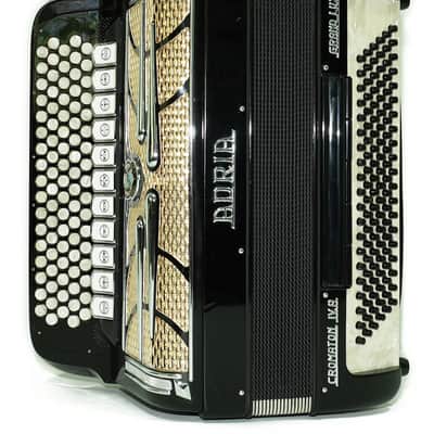 Adria Cromaton IV.A Grand Luxe 5 Row Button Accordion 120 Bass, made in Italy, Cassotto, C Griff, includes Straps and Hard Case, 2715 image 5