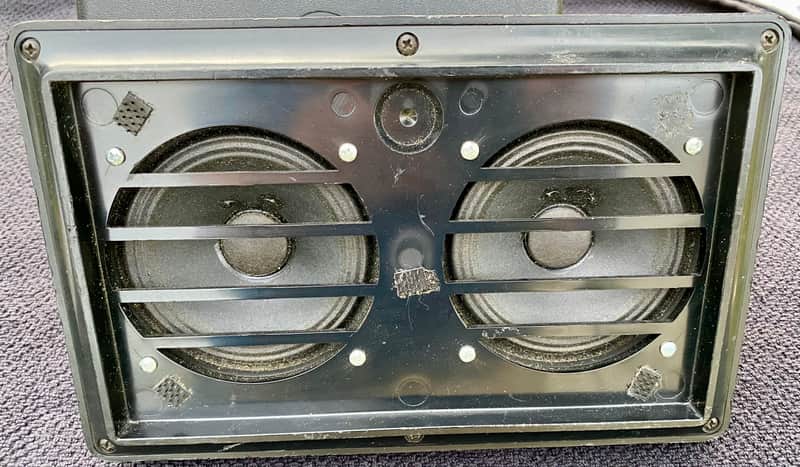 Galaxy Audio Hot Spot Passive Monitor Speakers (Pair) Early 2000’s - Black image 1