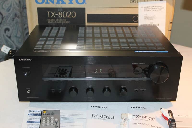 ONKYO TX-8020 STEREO RECEIVER Pristine Sub Out! Phono Section Used Twice!! image 1