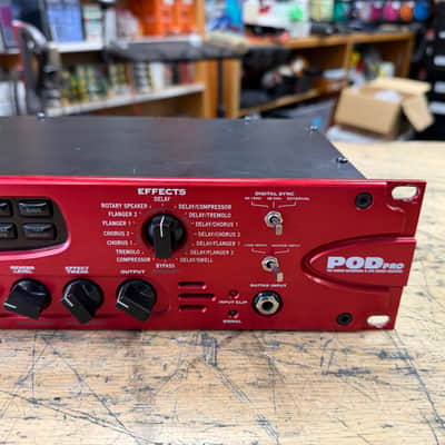 Line 6 POD Pro Rackmount Multi-Effect and Amp Modeler 2001 - 2003 - Red image 5