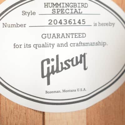 Gibson Hummingbird Special Satin Ebony w/ Premium Soft Shell Case image 11