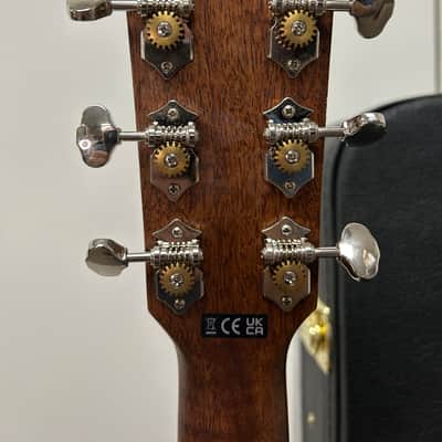 Fender Paramount PS-220E All Mahogany Parlor Acoustic Guitar w/Electronics - Aged Cognac Burst image 6