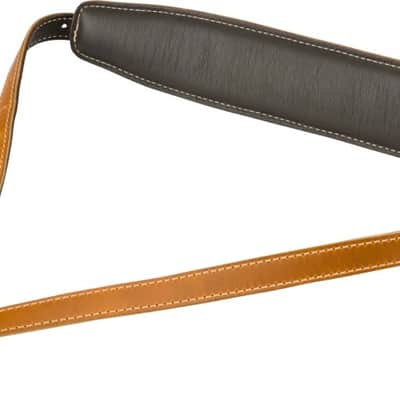 Genuine Fender Vintage Saddle Leather Guitar Strap, Butterscotch 099-0689-050 image 7