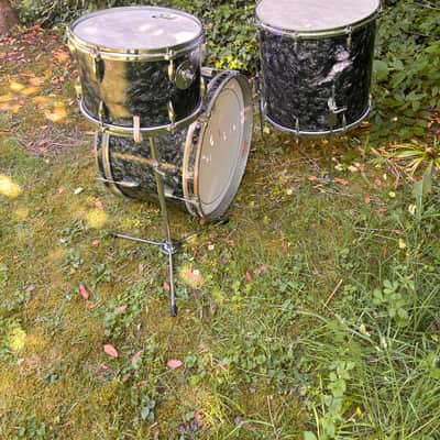 Ajax, Stratford & Besson drum kit Boosey & Hawkes 1960 - Black diamond pearl image 14