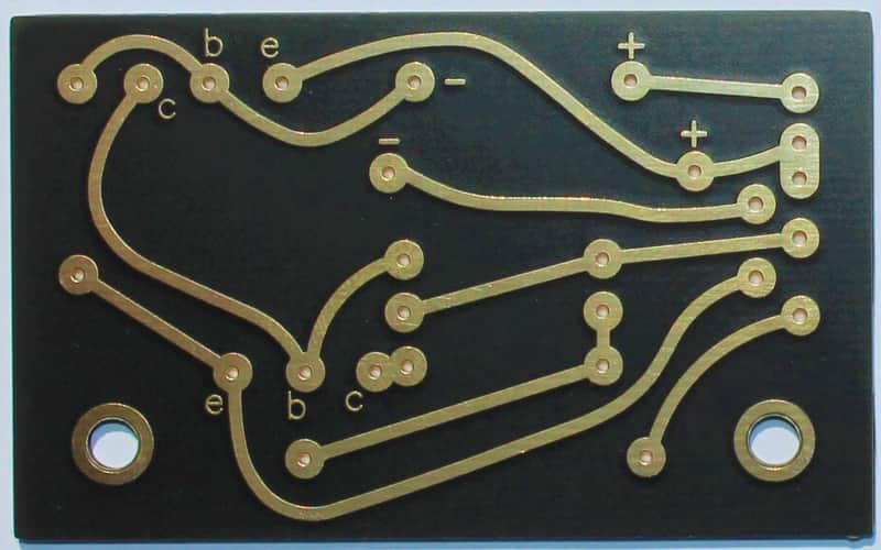 Arbiter Fuzz Face Iss.1. Replica PCB (Gold Plated) image 1
