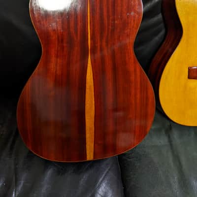 Handmade OM Padauk wr Cedar KK Trinity pro Wide Nut 12 Fret fingerstyle image 4