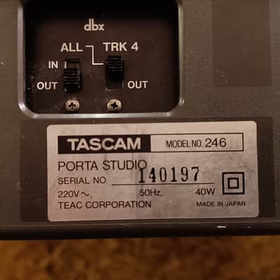 TASCAM Portastudio 246 + RC-71 remote image 6