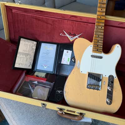 Fender Custom Shop - Telecaster Nocaster 52' Heavy Relic Blonde image 1