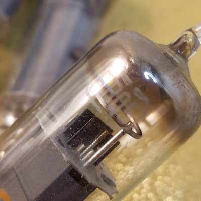 RCA Matched Pair (2) EL84 6BQ5 tNOS AT1000 TESTED Vacuum Tubes beam power pentode 1960-1975 image 6