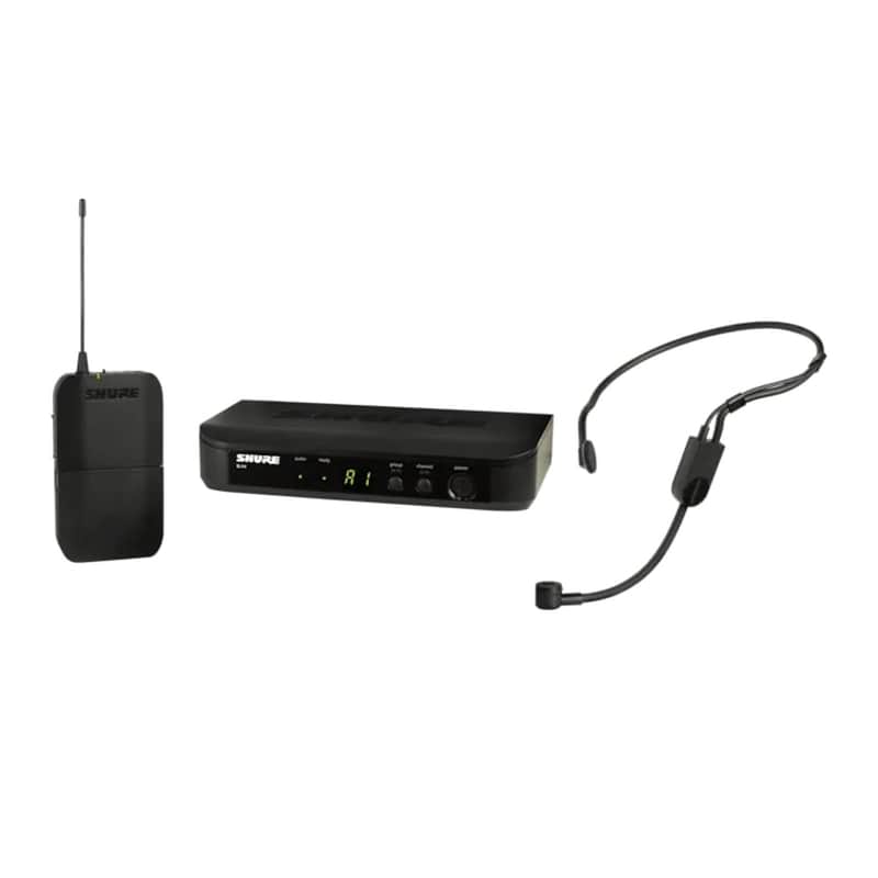 Shure BLX14/P31-J11 Wireless Headworn Mic System - H11 Band  - Black image 1