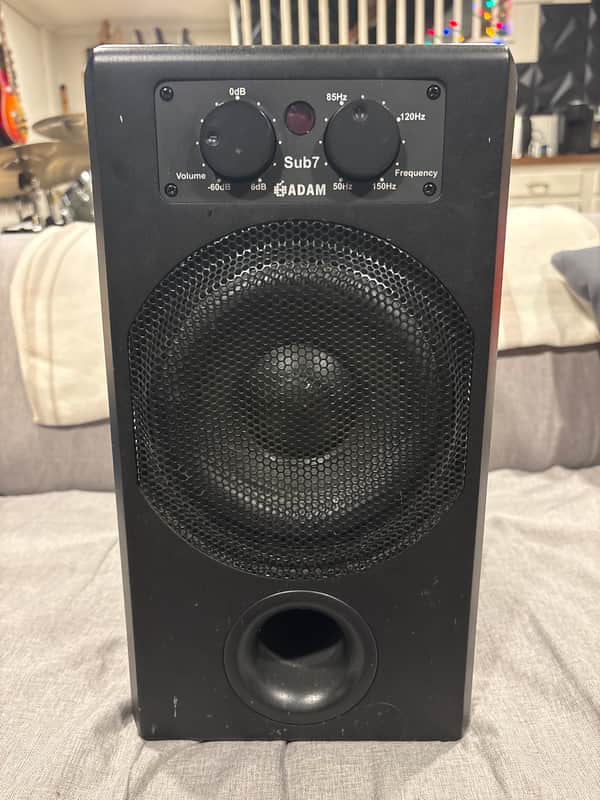 ADAM Audio Sub7 Compact Active Studio Subwoofer Black | Reverb