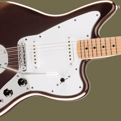 Fender Squier Affinity Series Jaguar Electric Guitar, Mystic Metallic Brown image 4