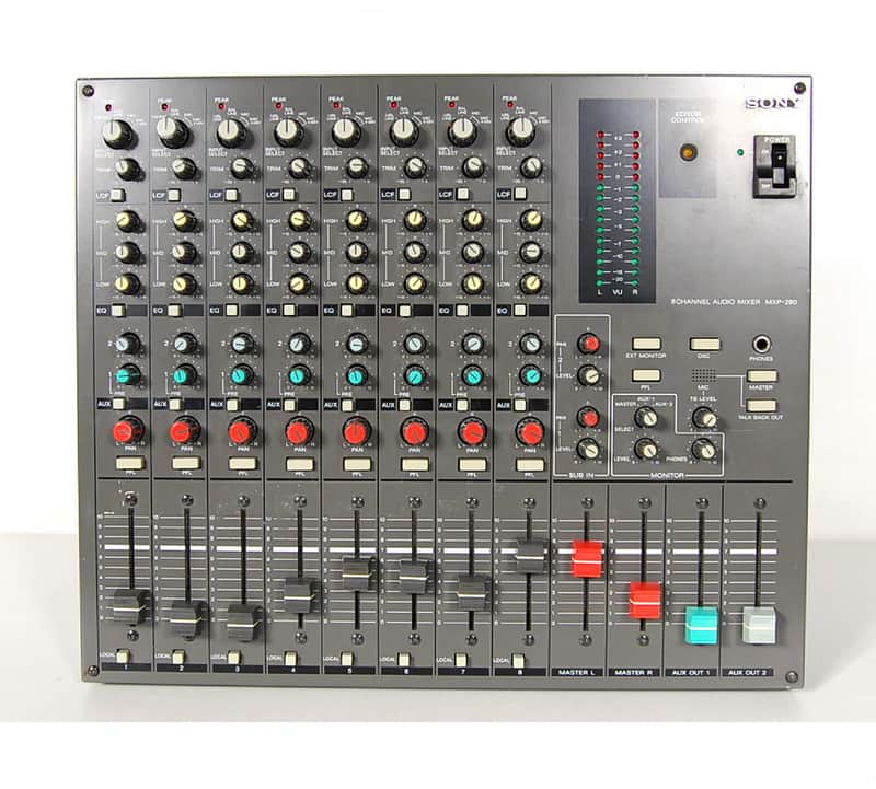 Sony MXP-290 8 Channel Audio Mixing Console | Reverb