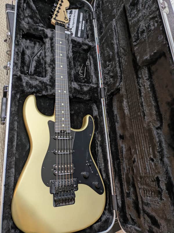 Charvel Pro-Mod So-Cal Style 1 HSS FR E 2023 - Pharaohs Gold w/HSC image 1