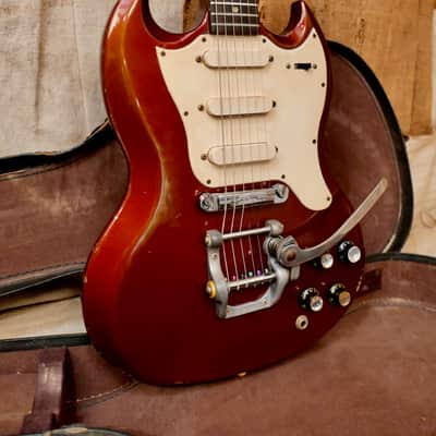 Gibson Melody Maker III 1968 - Sparkling Burgundy Metallic Bild 6